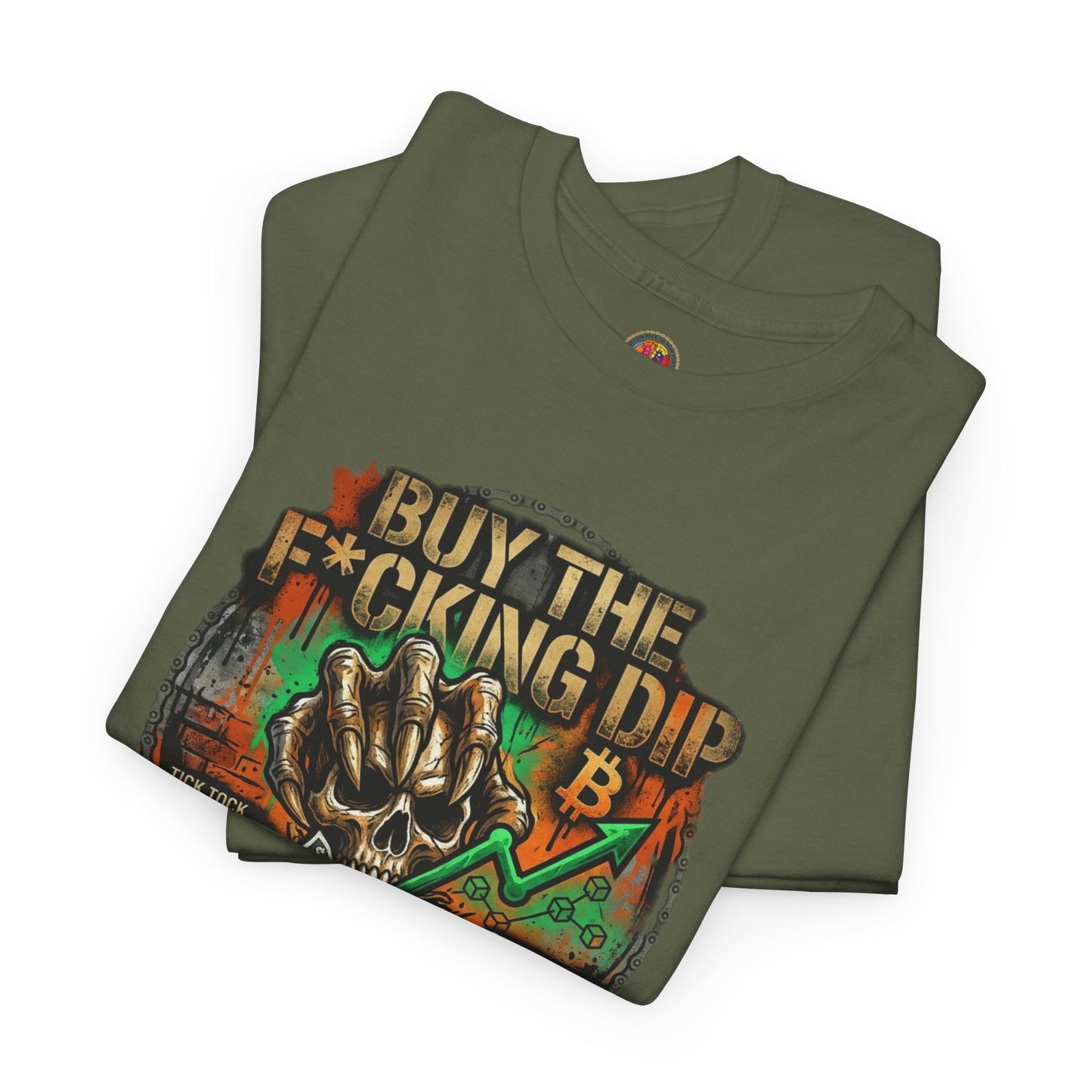 Buy The F*cking Dip Graphic Tee — Stock Market Crypto HODL Trading Shirt
