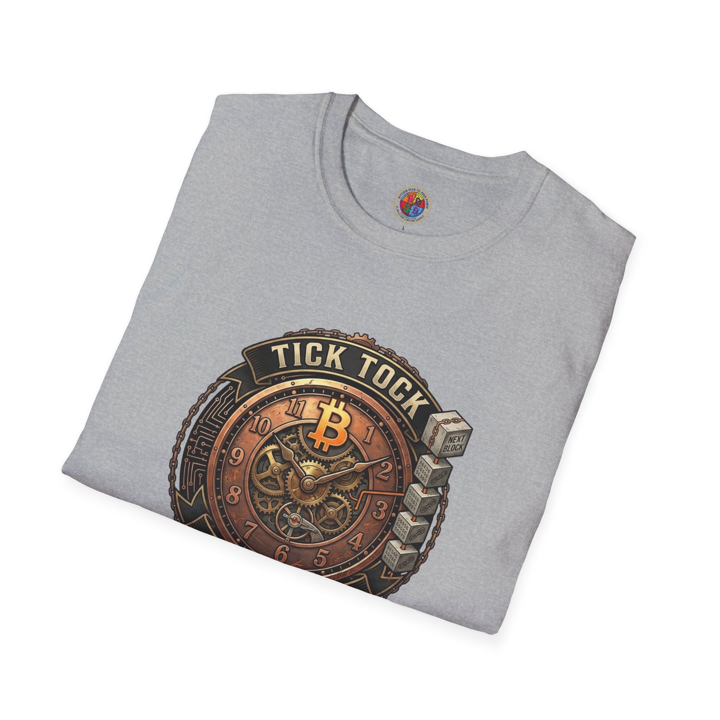 Bitcoin 'Tick Tock Next Block' T-Shirt