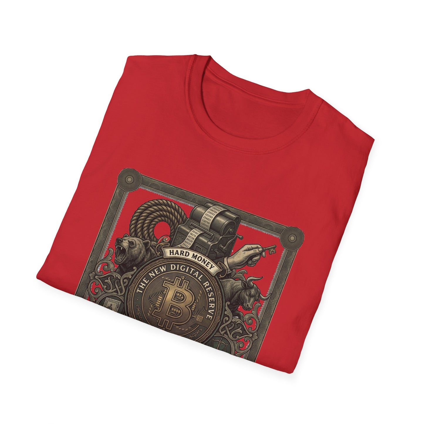 Bitcoin Steampunk T-Shirt — Vintage Crypto Emblem Tee