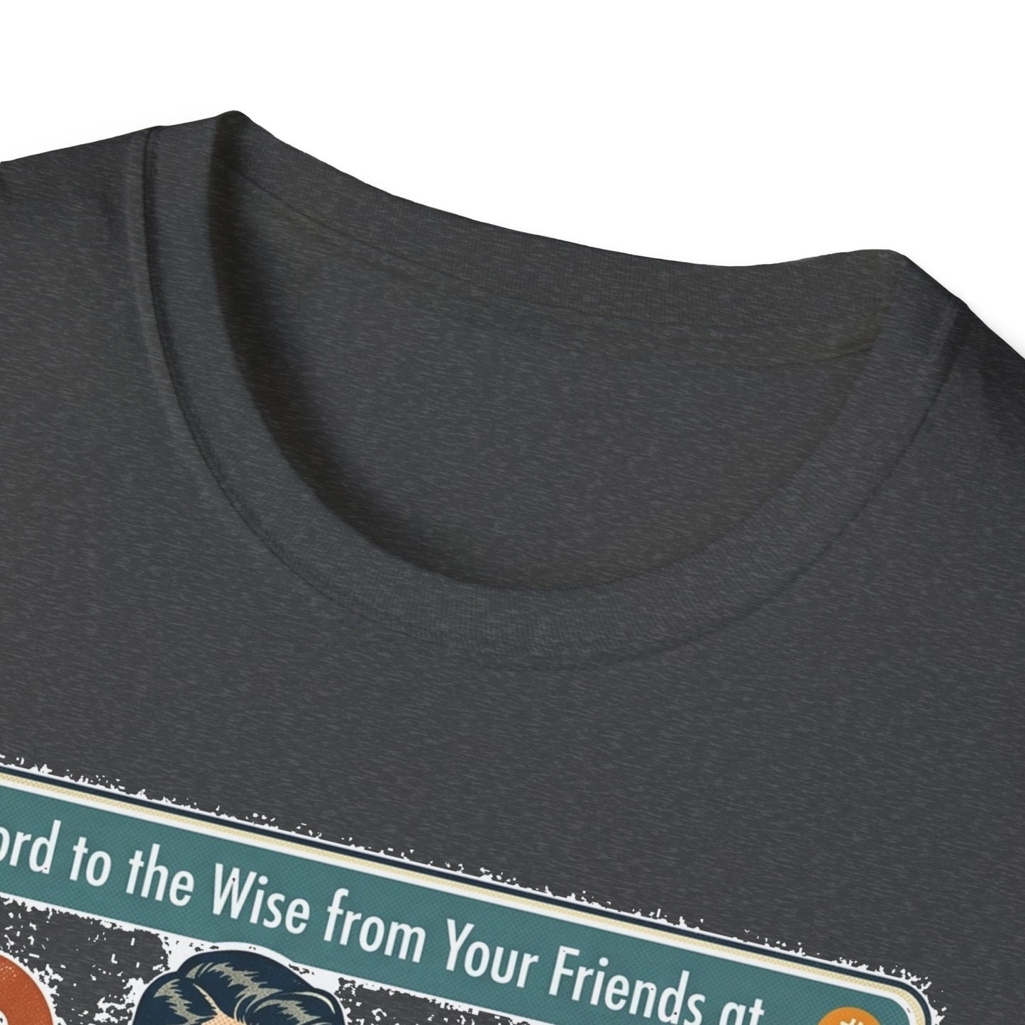 Bitcoin Retro Safety Tee — "Not Your Keys, Not Your Coins!"