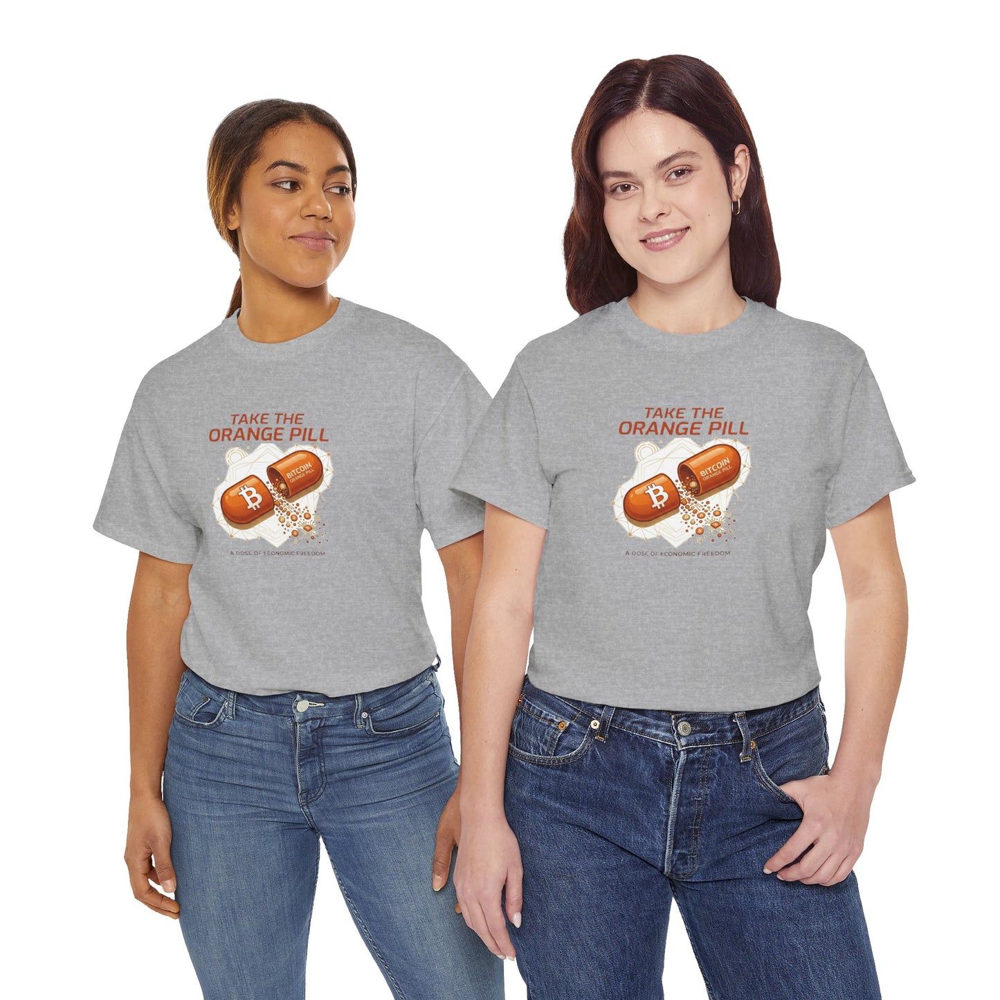 Bitcoin 'Take The Orange Pill' Graphic Tee