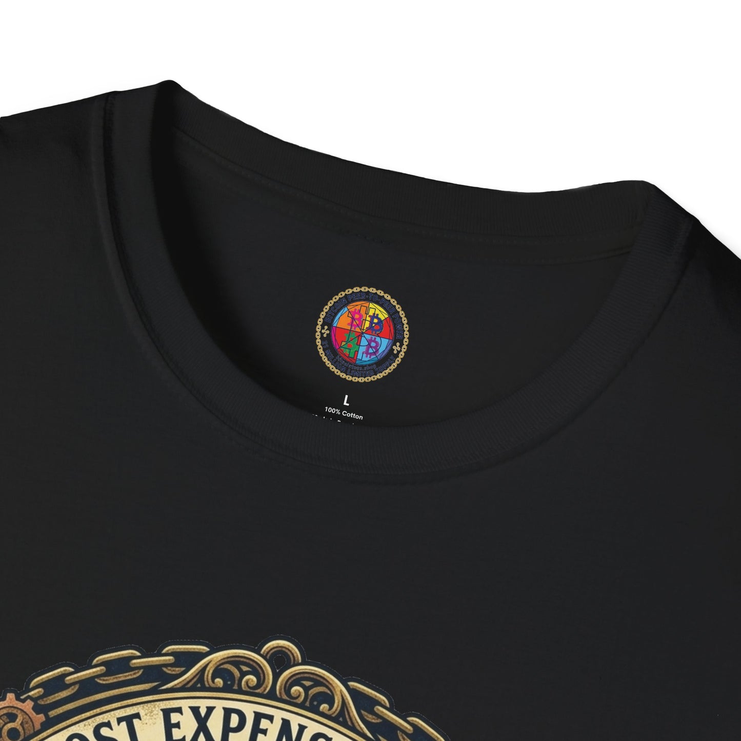 Bitcoin Vintage Key & Vault T-Shirt — "Secure Yours" Cryptocurrency Graphic Tee