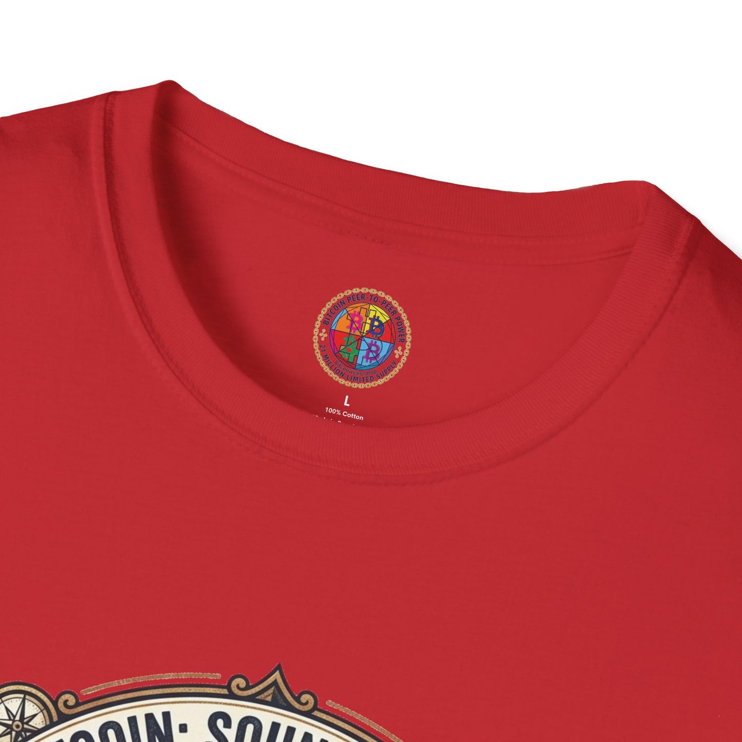 Bitcoin Emblem T-Shirt — "Bitcoin: Sound Money" Vintage Crypto Crest Tee