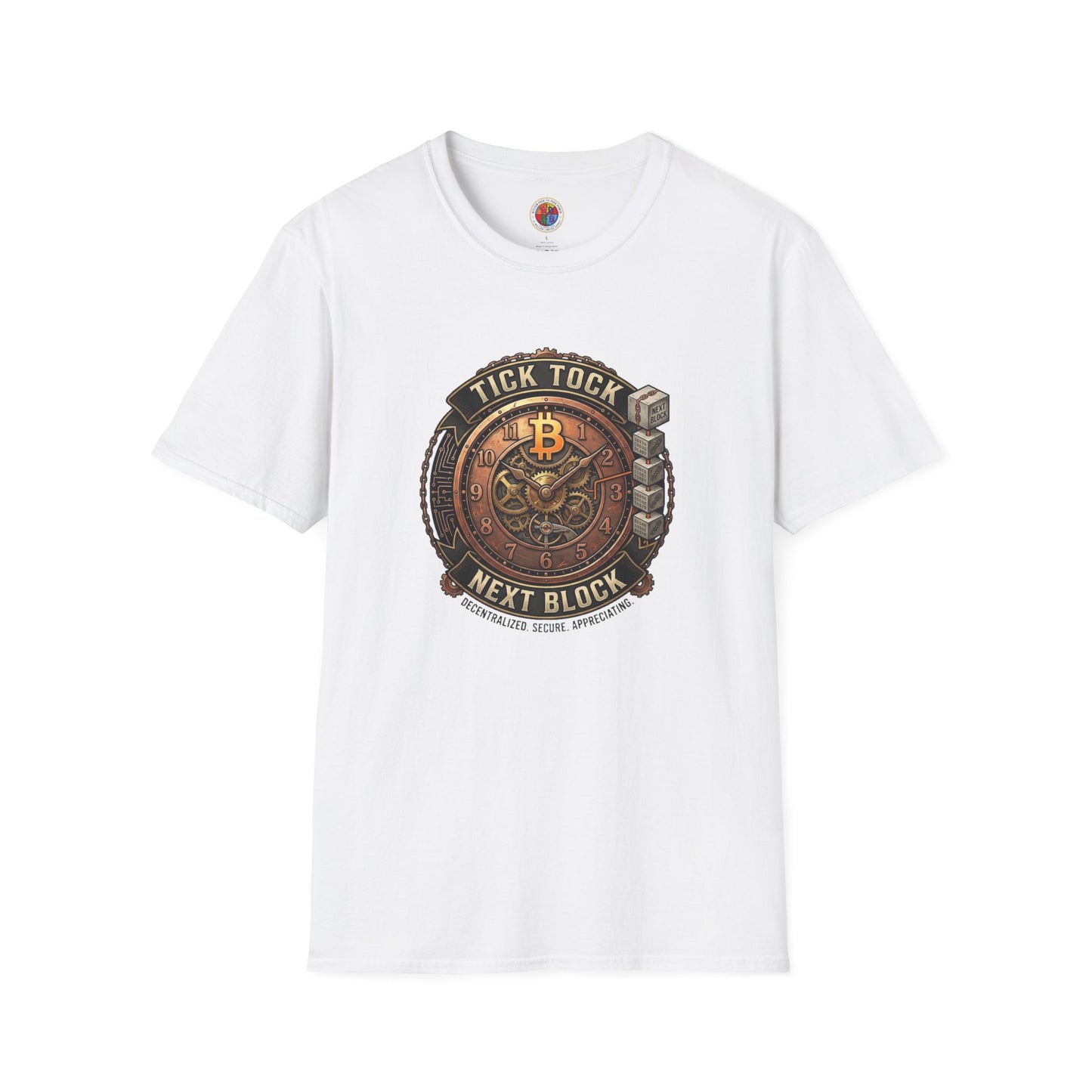 Bitcoin 'Tick Tock Next Block' T-Shirt