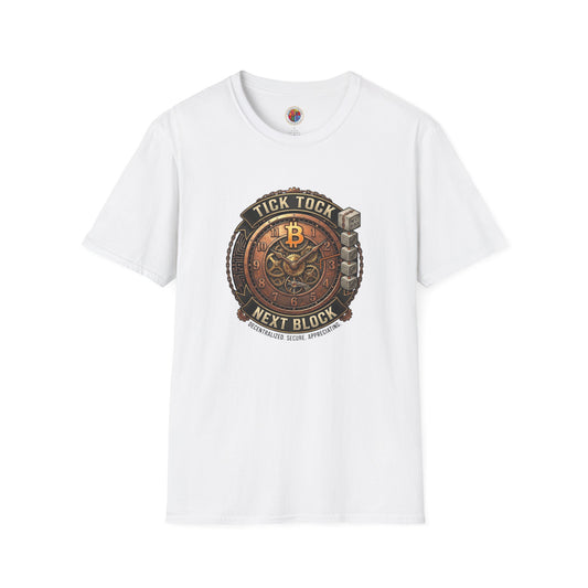 Bitcoin 'Tick Tock Next Block' T-Shirt
