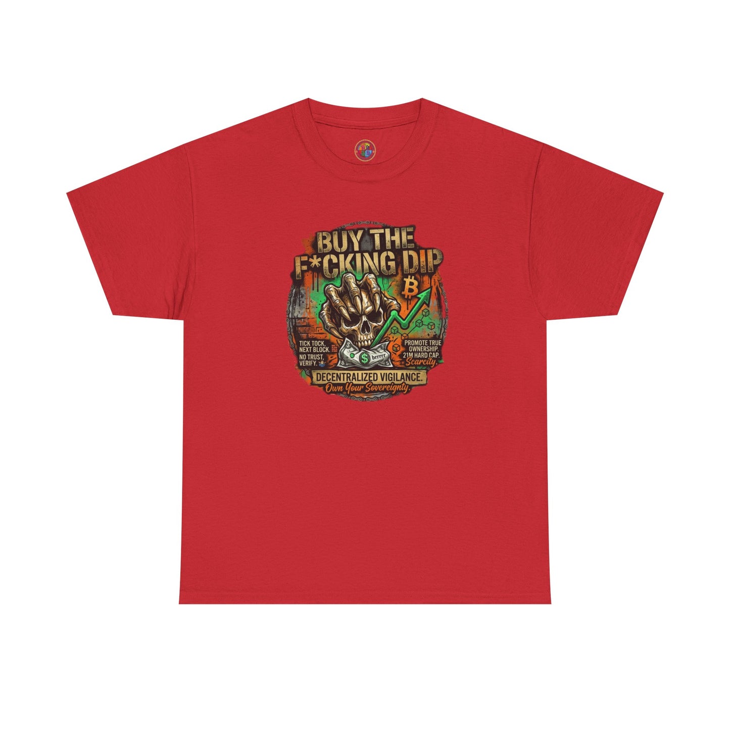 Buy The F*cking Dip Graphic Tee — Stock Market Crypto HODL Trading Shirt