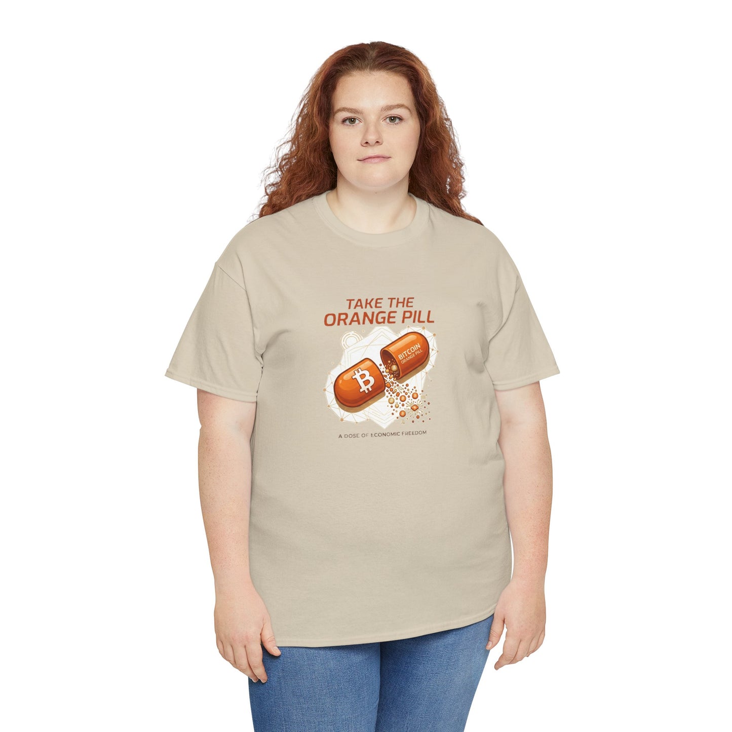 Bitcoin 'Take The Orange Pill' Graphic Tee