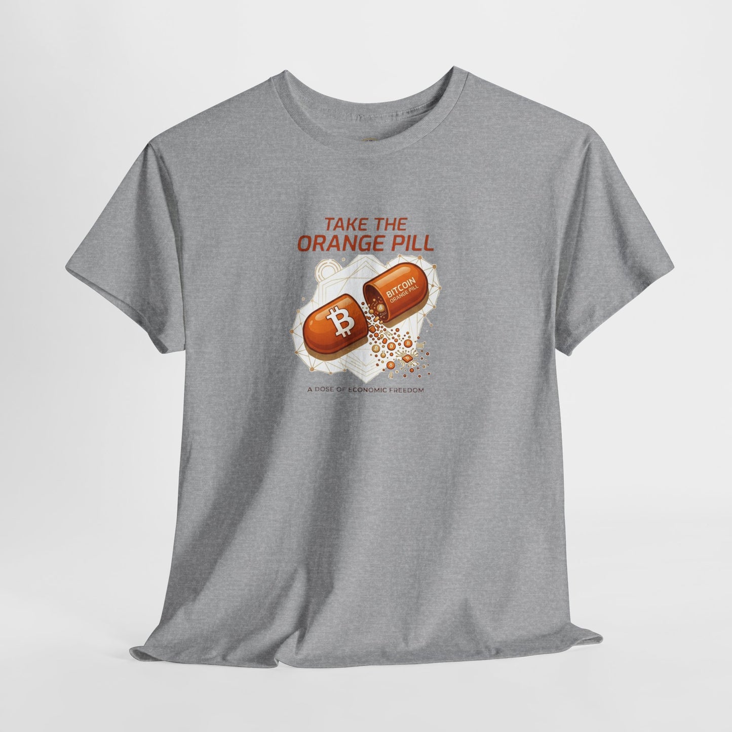 Bitcoin 'Take The Orange Pill' Graphic Tee