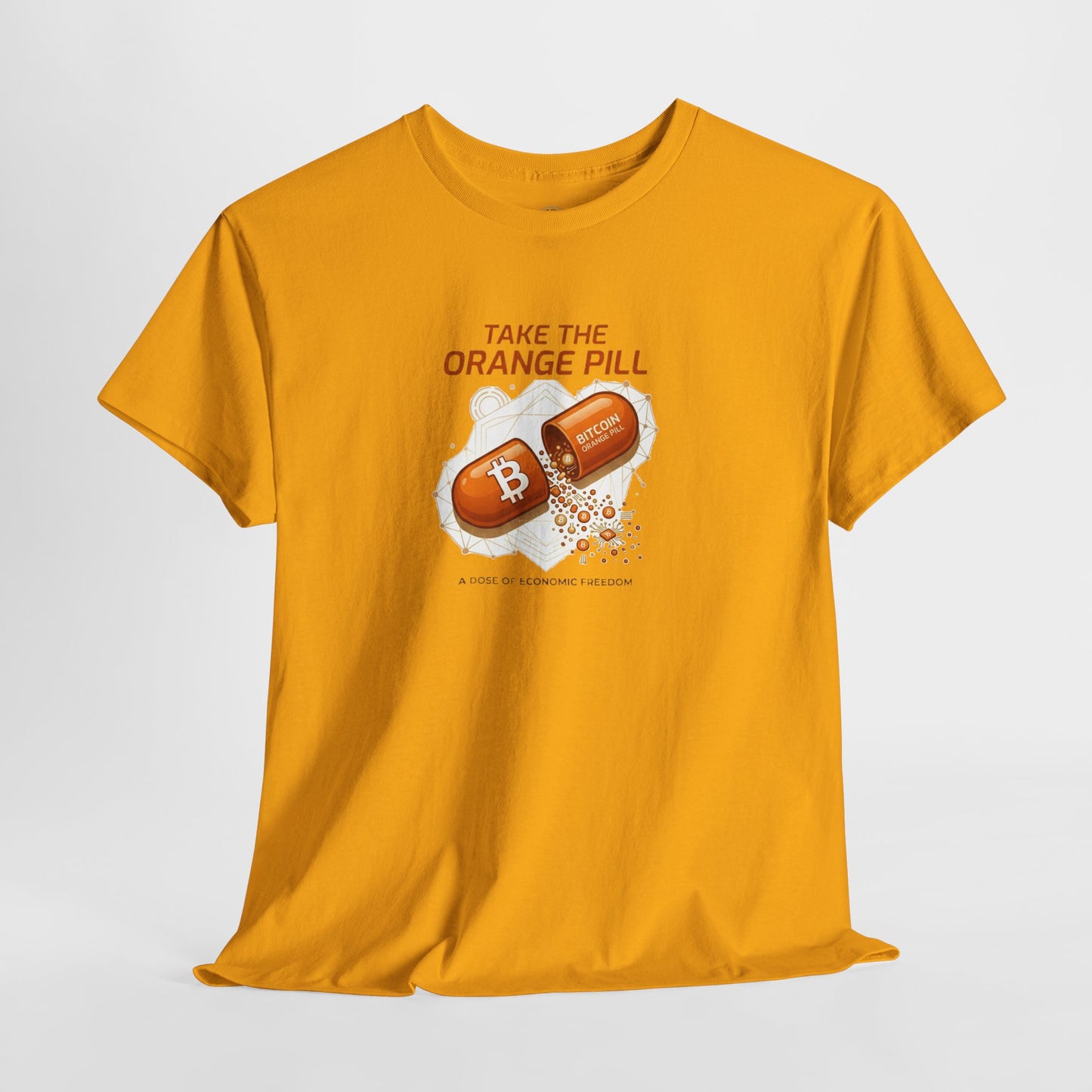 Bitcoin 'Take The Orange Pill' Graphic Tee