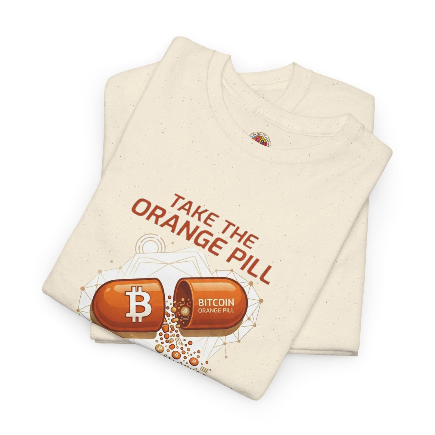 Bitcoin 'Take The Orange Pill' Graphic Tee