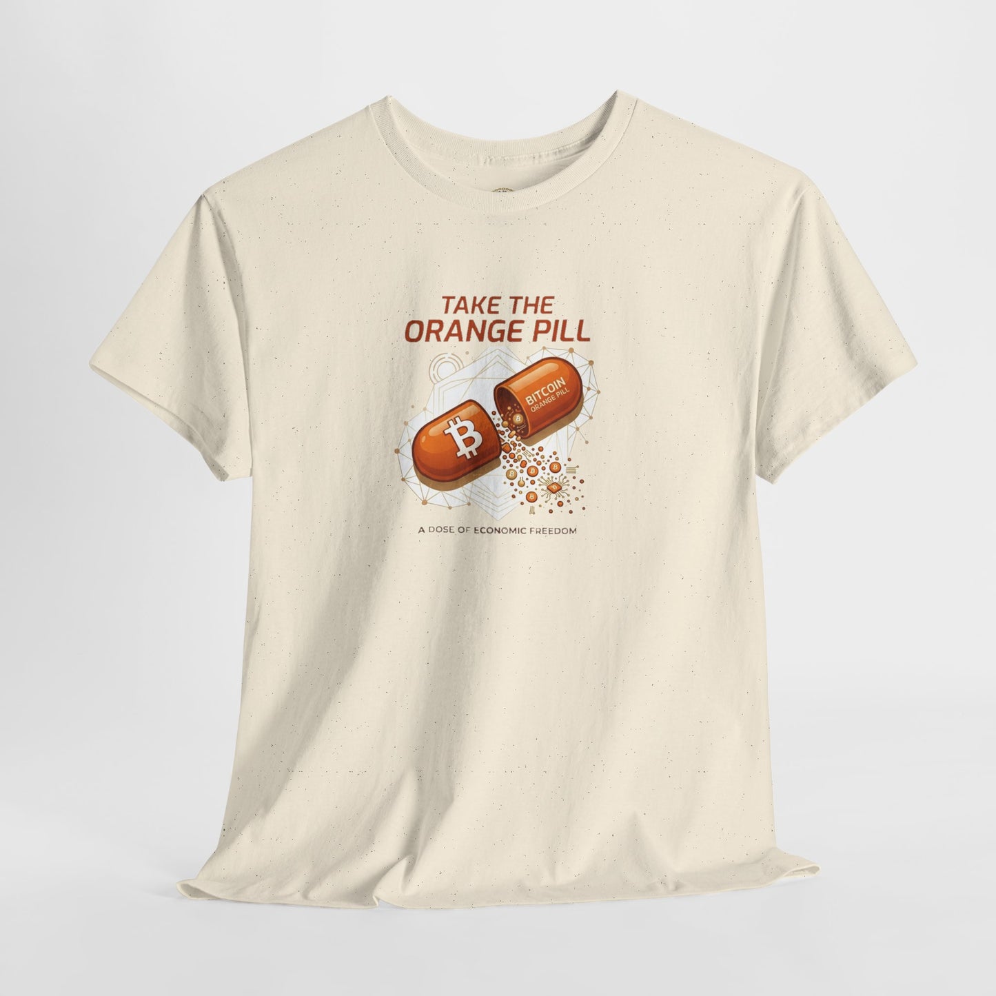 Bitcoin 'Take The Orange Pill' Graphic Tee