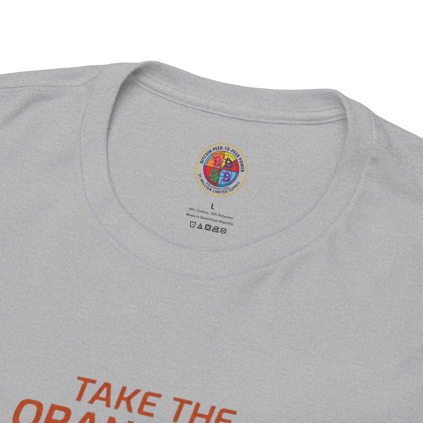 Bitcoin 'Take The Orange Pill' Graphic Tee