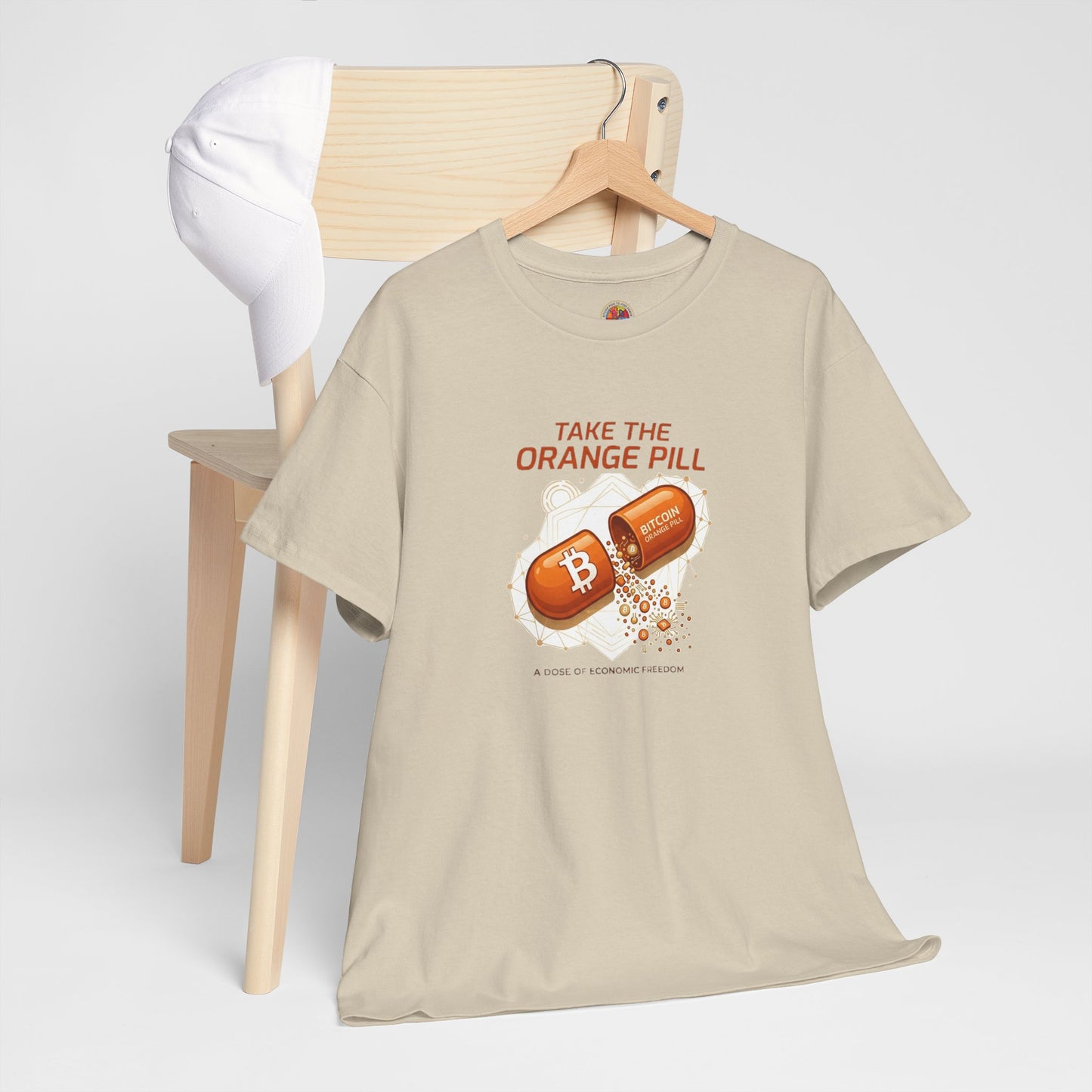 Bitcoin 'Take The Orange Pill' Graphic Tee