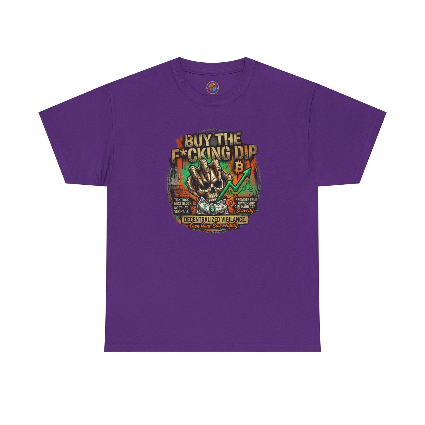 Buy The F*cking Dip Graphic Tee — Stock Market Crypto HODL Trading Shirt