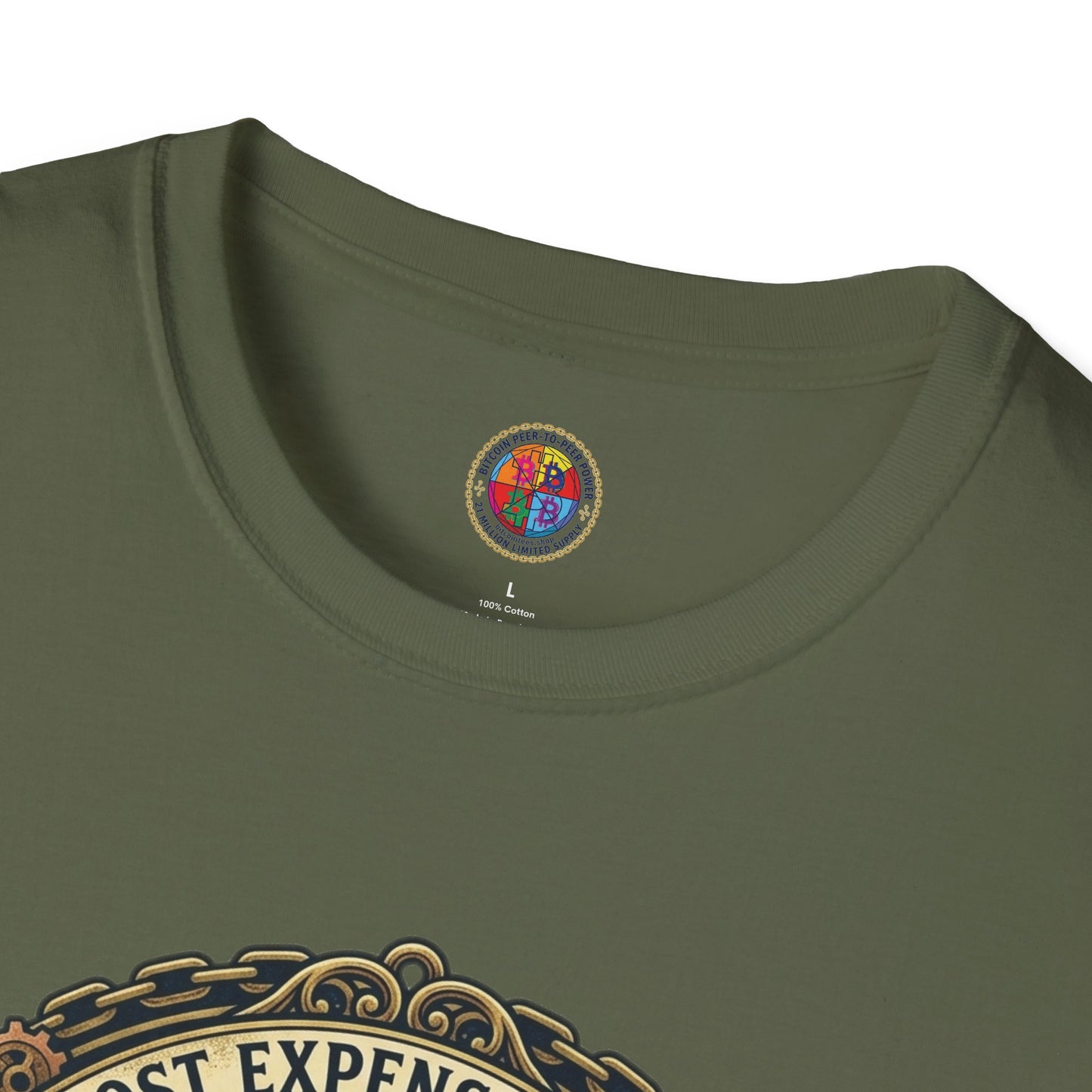 Bitcoin Vintage Key & Vault T-Shirt — "Secure Yours" Cryptocurrency Graphic Tee