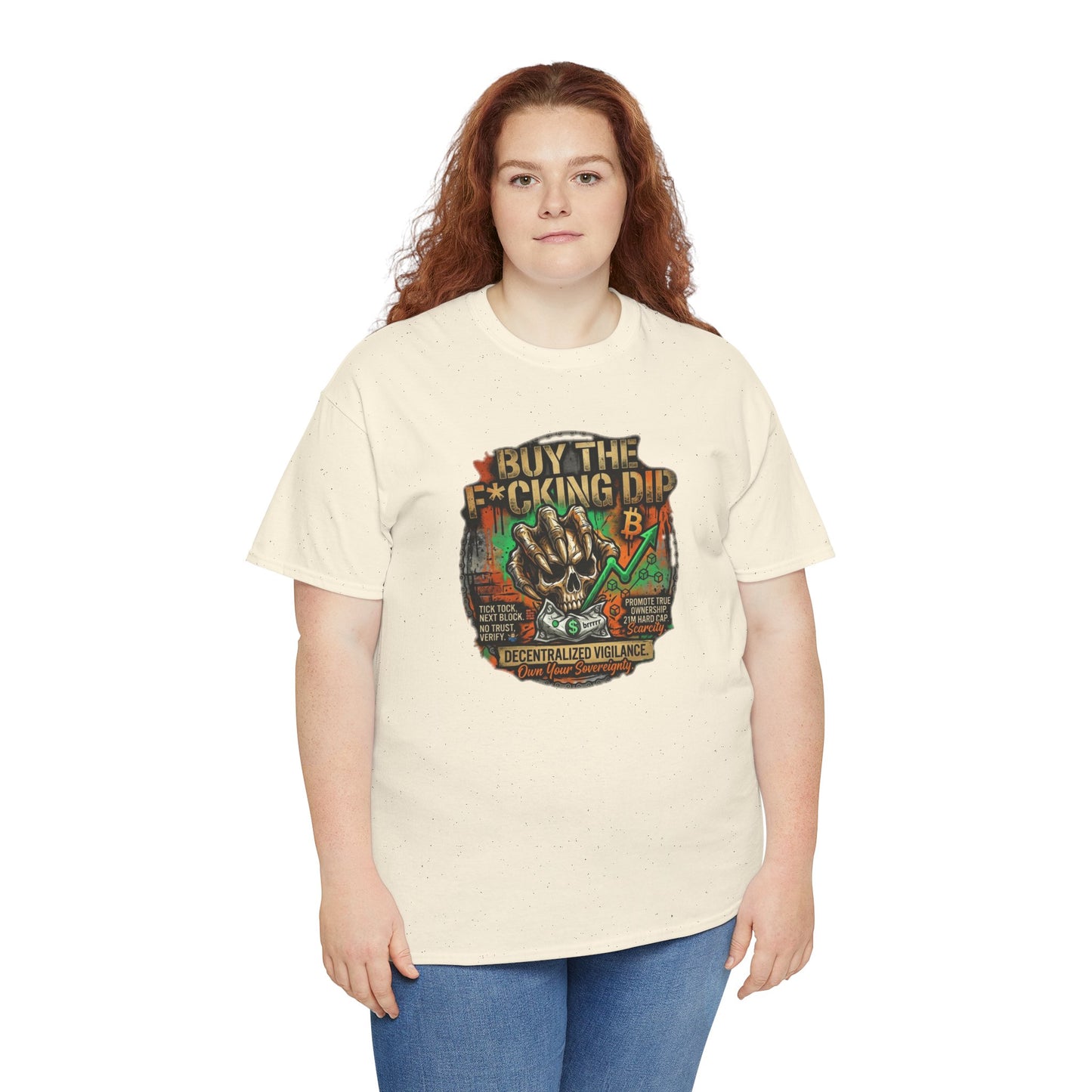 Buy The F*cking Dip Graphic Tee — Stock Market Crypto HODL Trading Shirt