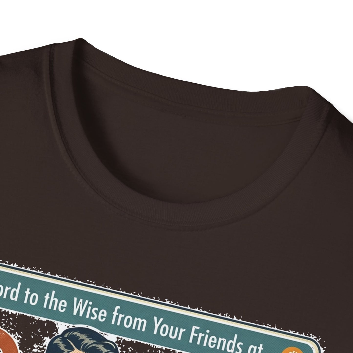 Bitcoin Retro Safety Tee — "Not Your Keys, Not Your Coins!"