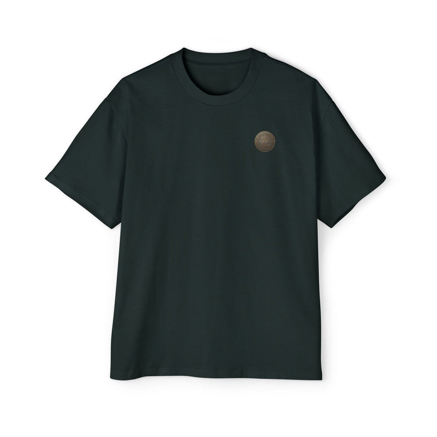 Bitcoin 21M Club Heavyweight Cotton T‑Shirt — Men's Oversized Tee