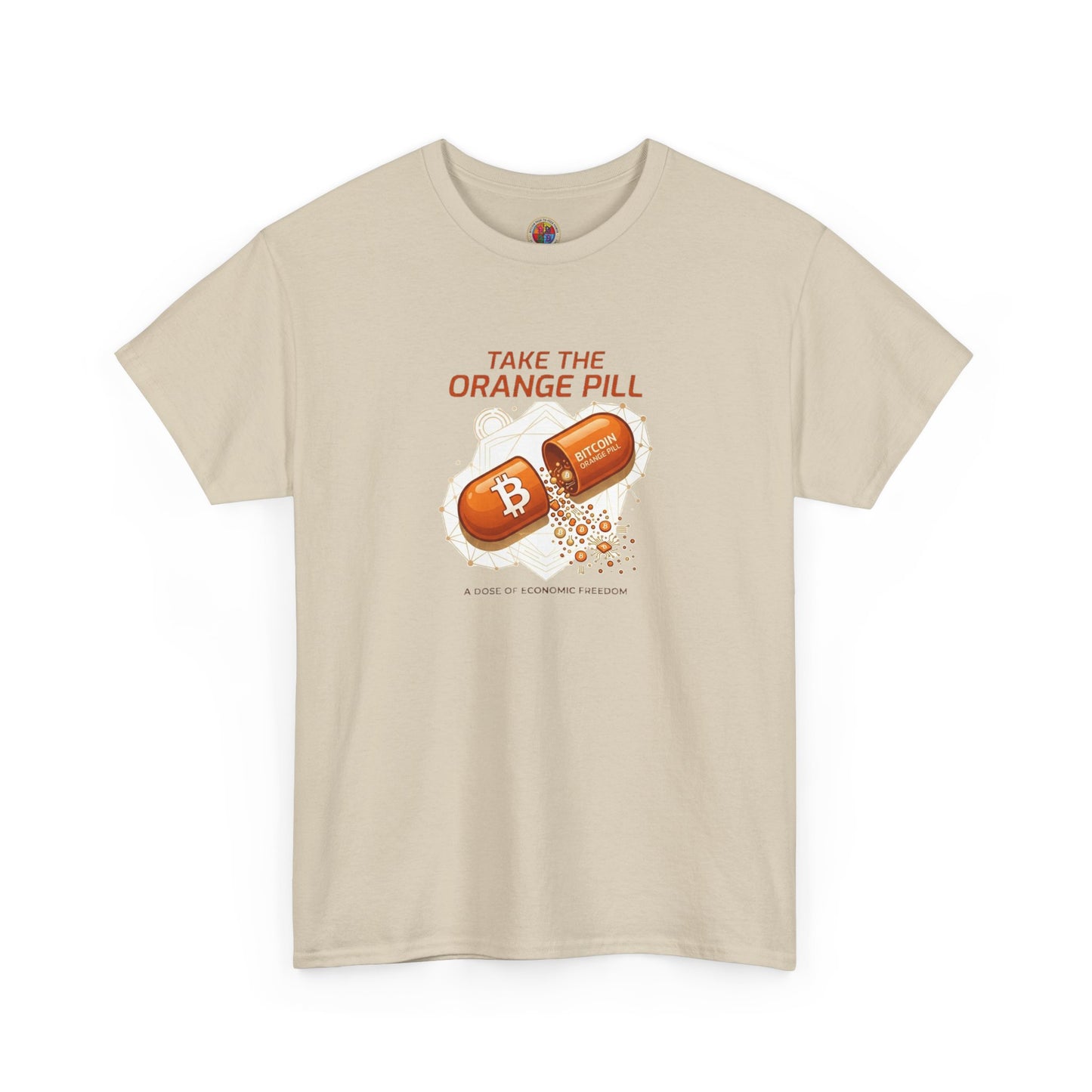Bitcoin 'Take The Orange Pill' Graphic Tee