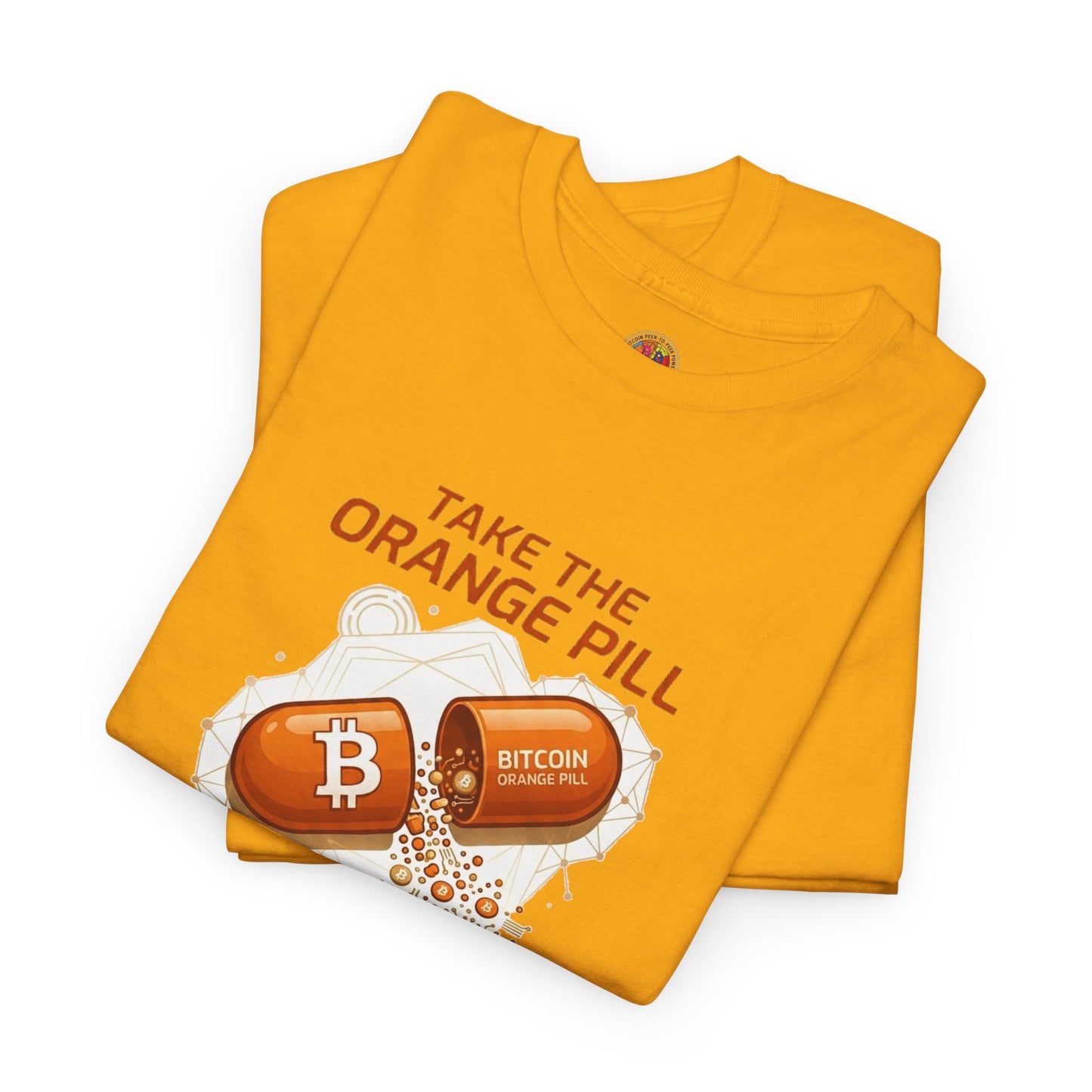 Bitcoin 'Take The Orange Pill' Graphic Tee