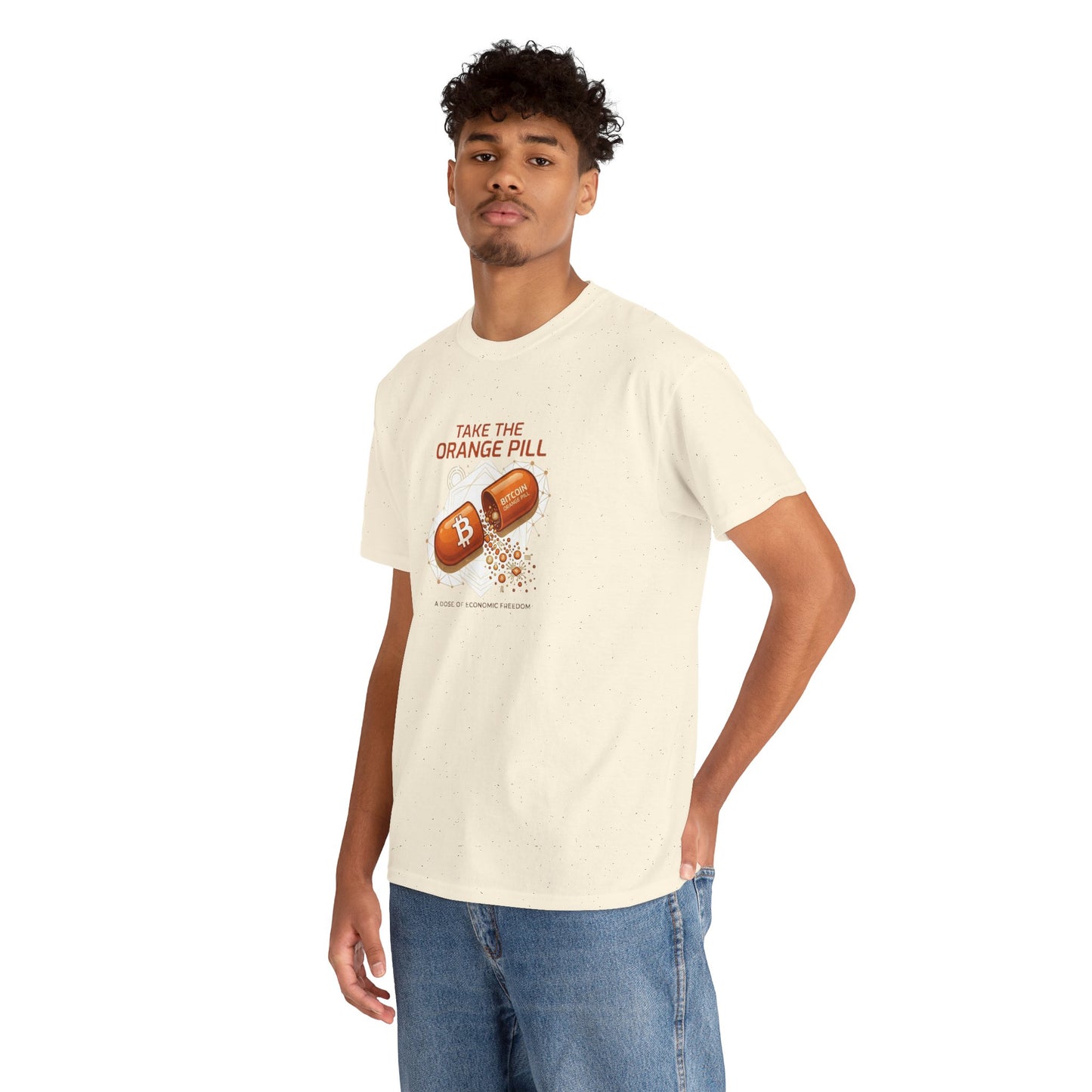 Bitcoin 'Take The Orange Pill' Graphic Tee