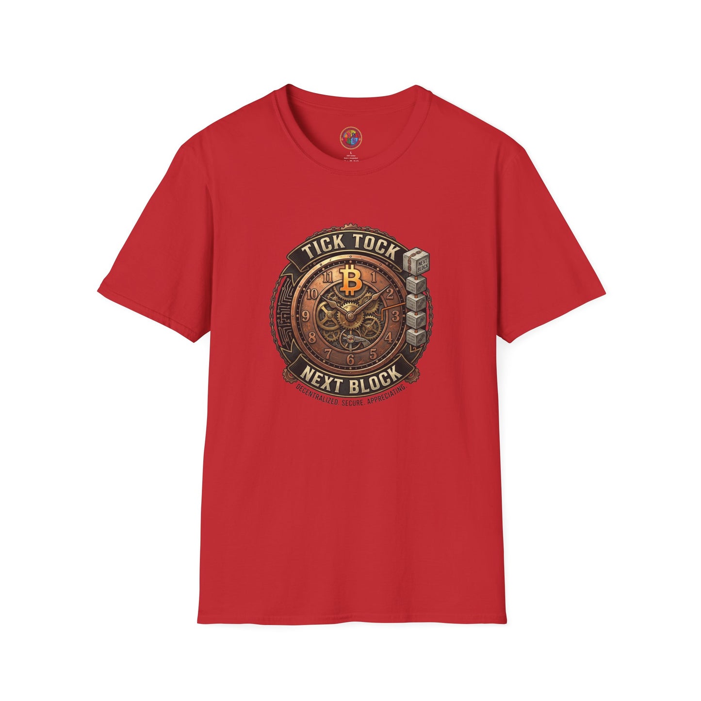 Bitcoin 'Tick Tock Next Block' T-Shirt