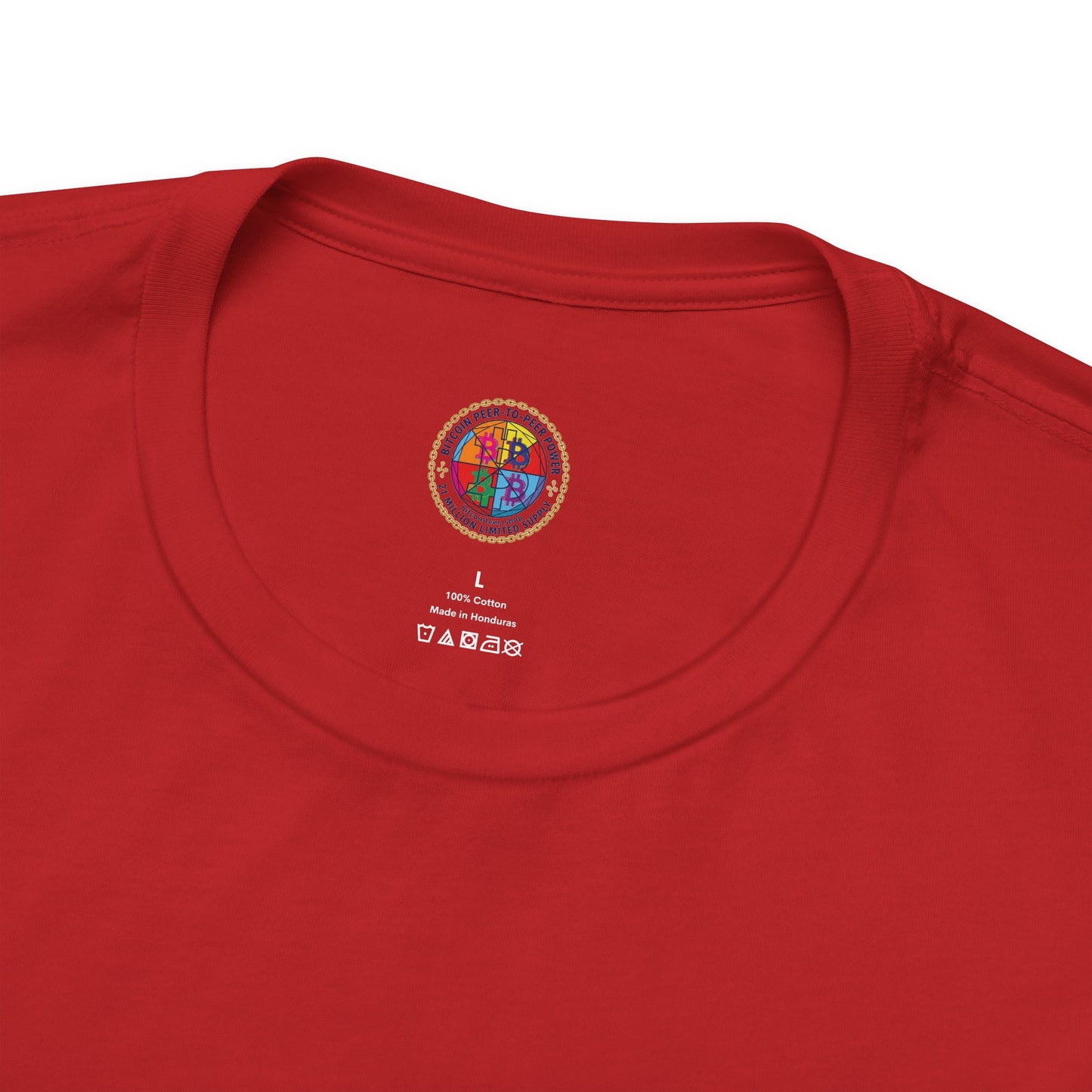Bitcoin Growth Cartoon Tee — Crypto Stairs Illustration T-Shirt