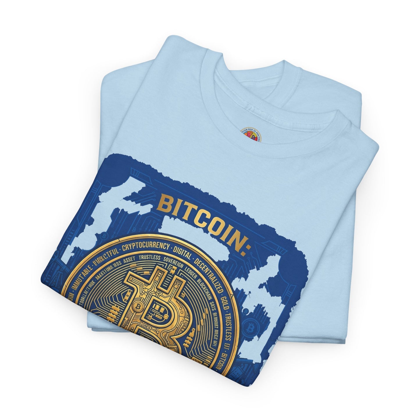 Bitcoin Vintage Coin Graphic Tee — Crypto Enthusiast T-Shirt