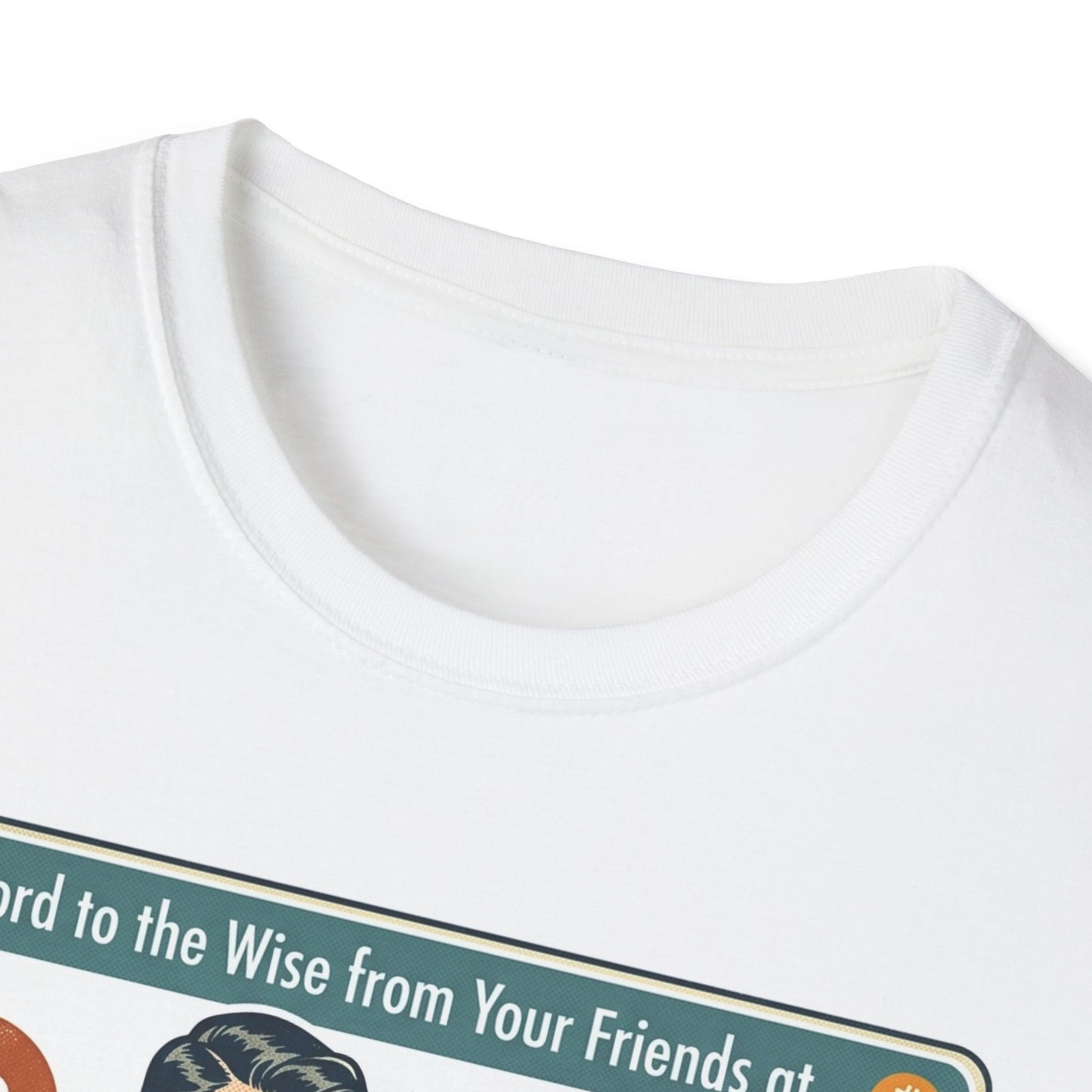 Bitcoin Retro Safety Tee — "Not Your Keys, Not Your Coins!"