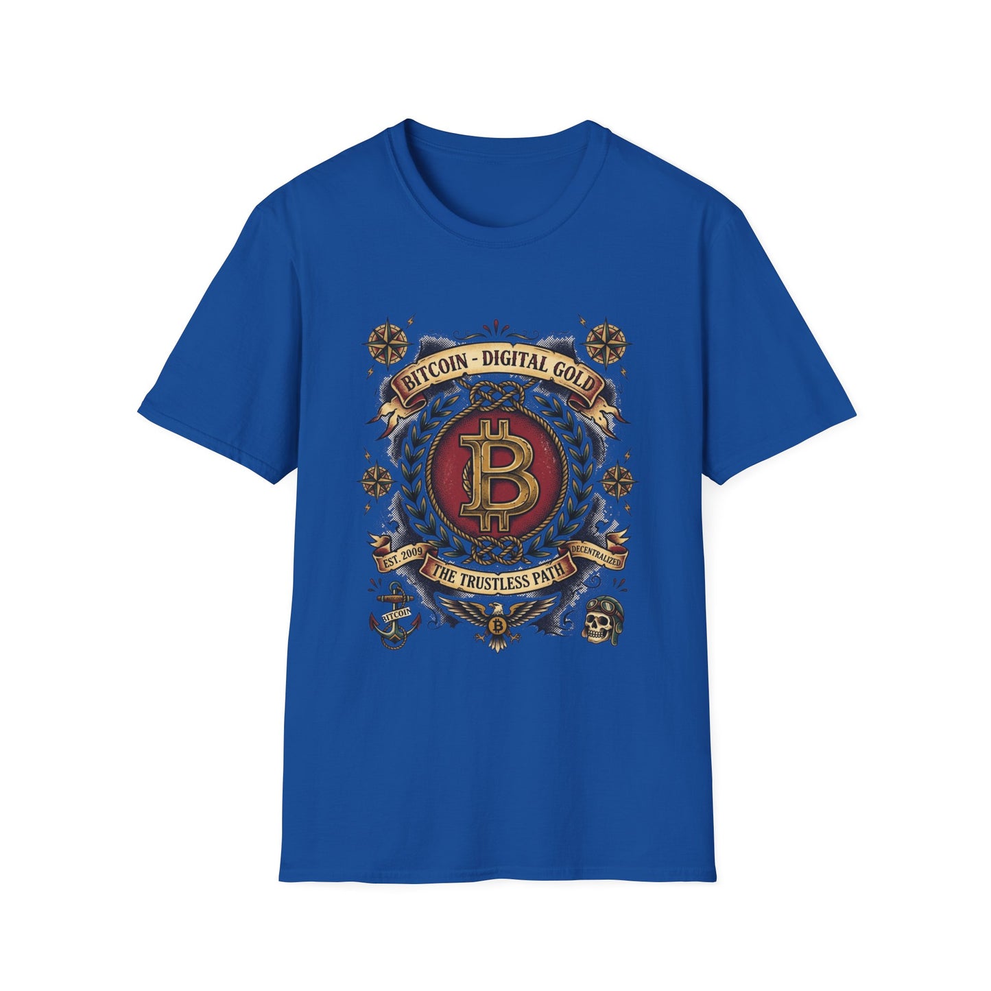 Bitcoin Crest T-Shirt — "Bitcoin: Digital Gold" Graphic Tee