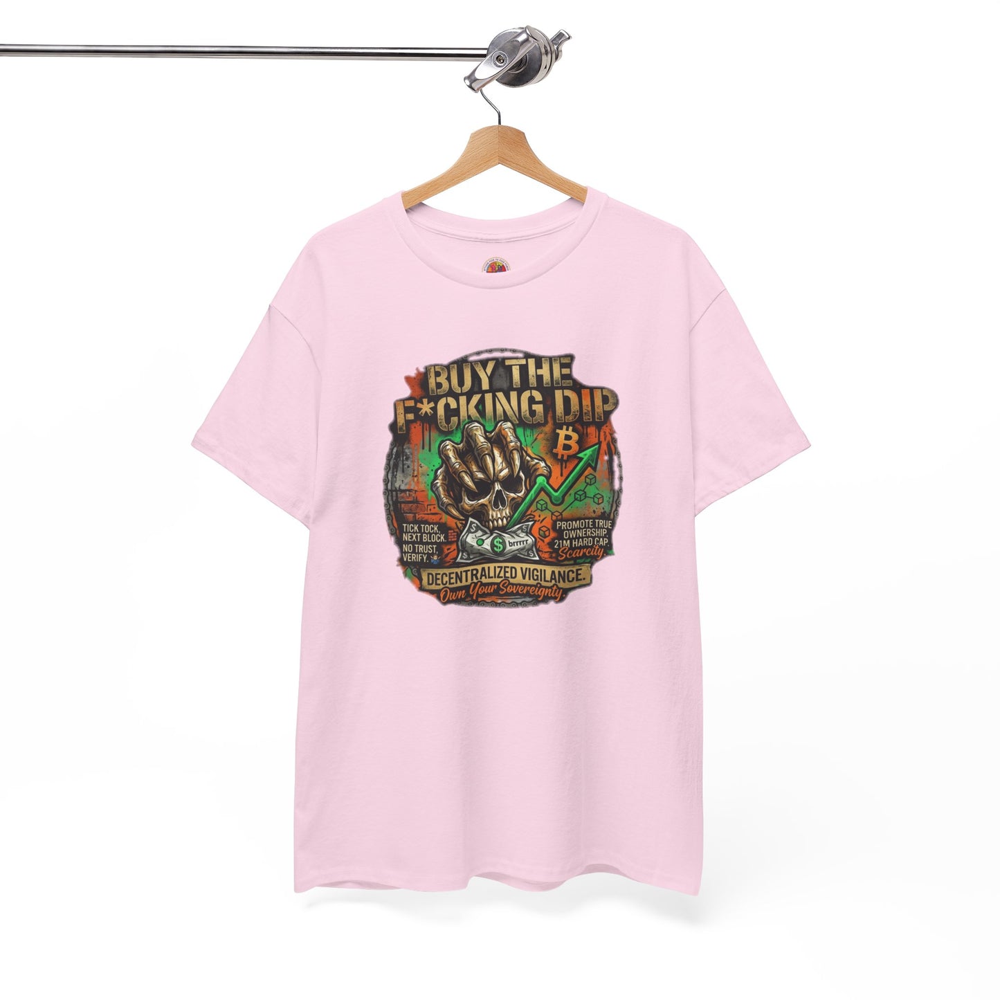 Buy The F*cking Dip Graphic Tee — Stock Market Crypto HODL Trading Shirt