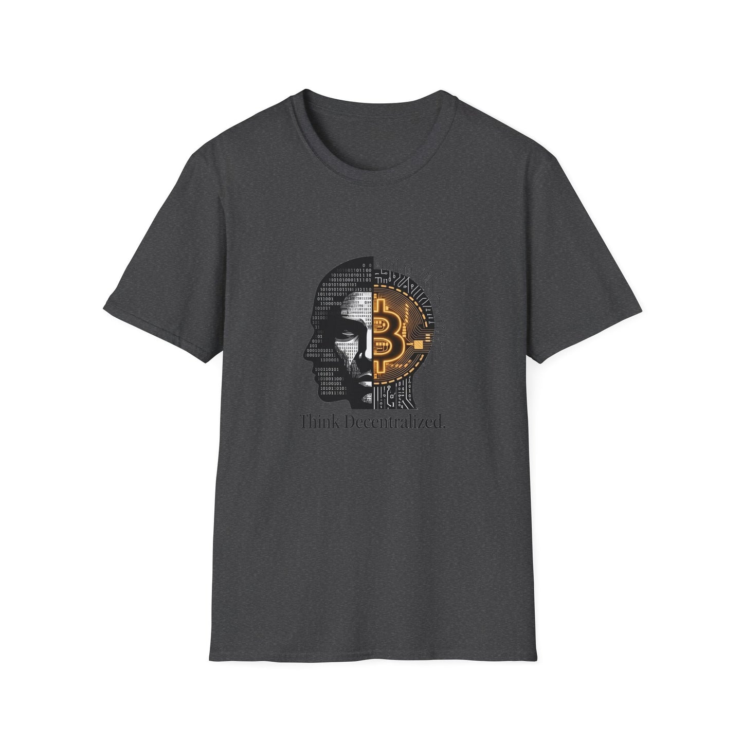 Bitcoin Mind T-Shirt — "Think Decentralized" Crypto Graphic Tee