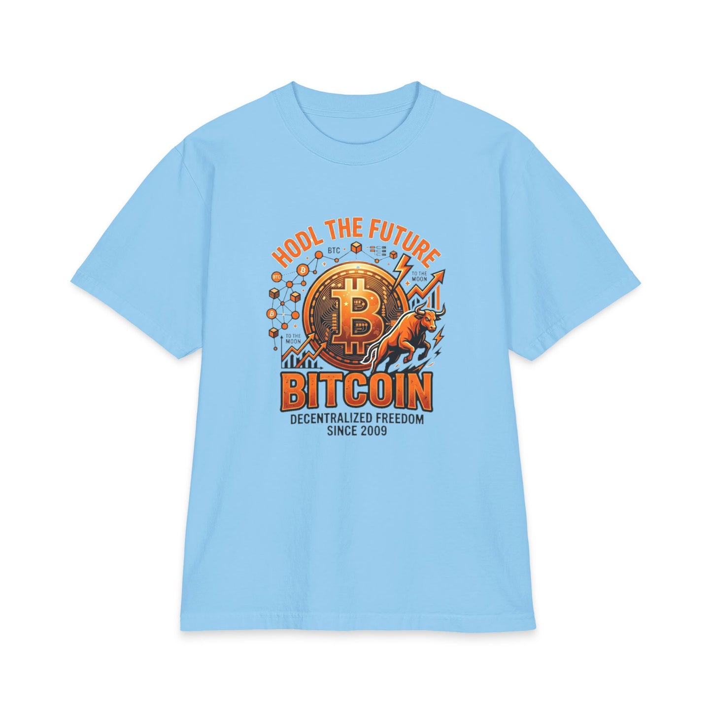 Bitcoin HODL T-Shirt — 'HODL The Future' Decentralized Freedom Tee