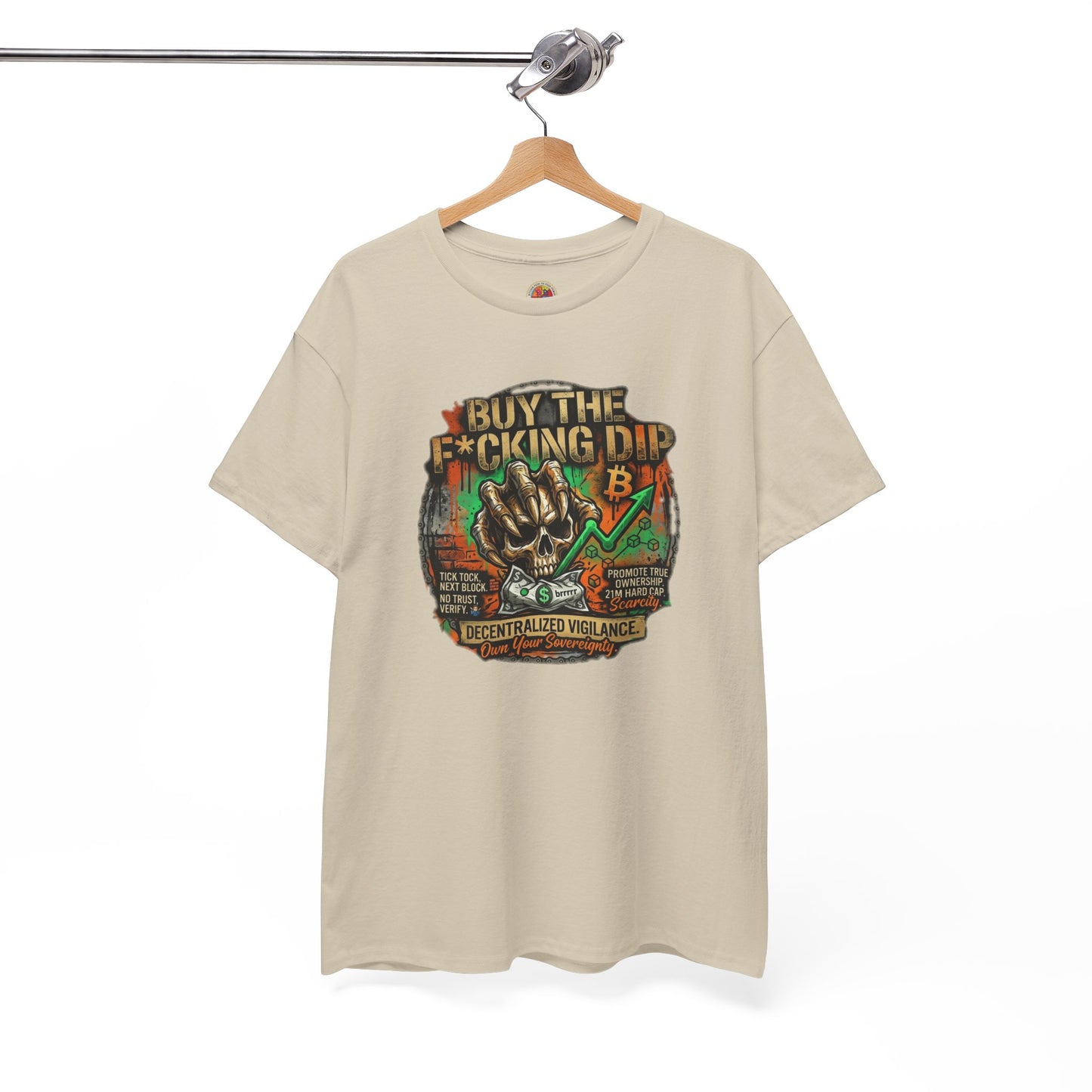 Buy The F*cking Dip Graphic Tee — Stock Market Crypto HODL Trading Shirt