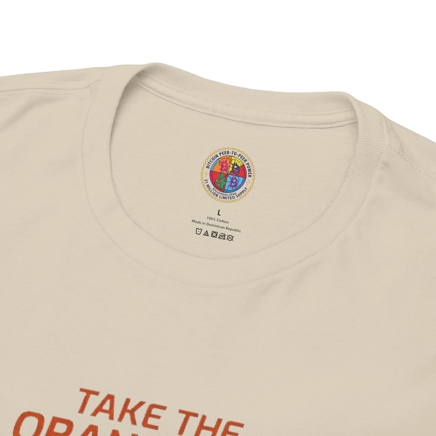 Bitcoin 'Take The Orange Pill' Graphic Tee