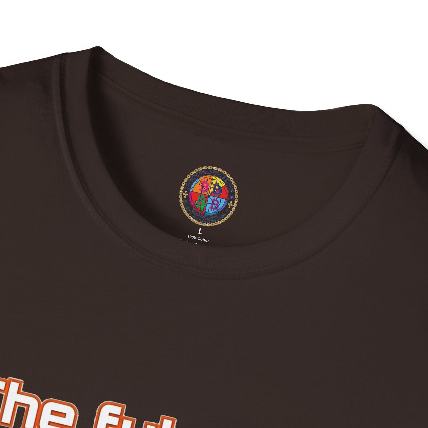 Bitcoin T-Shirt — “The Future’s Bright, The Future’s Orange” Crypto Tee
