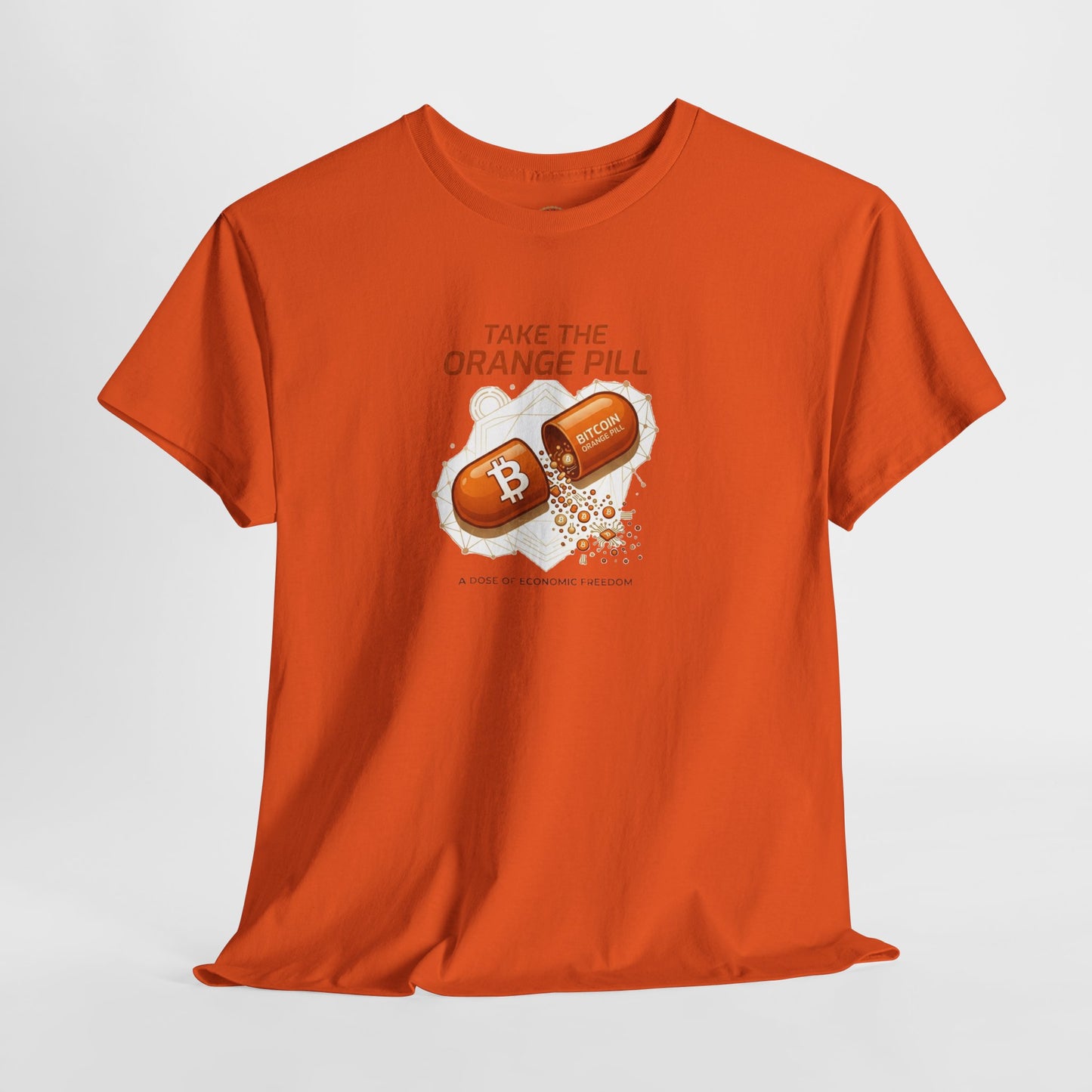Bitcoin 'Take The Orange Pill' Graphic Tee