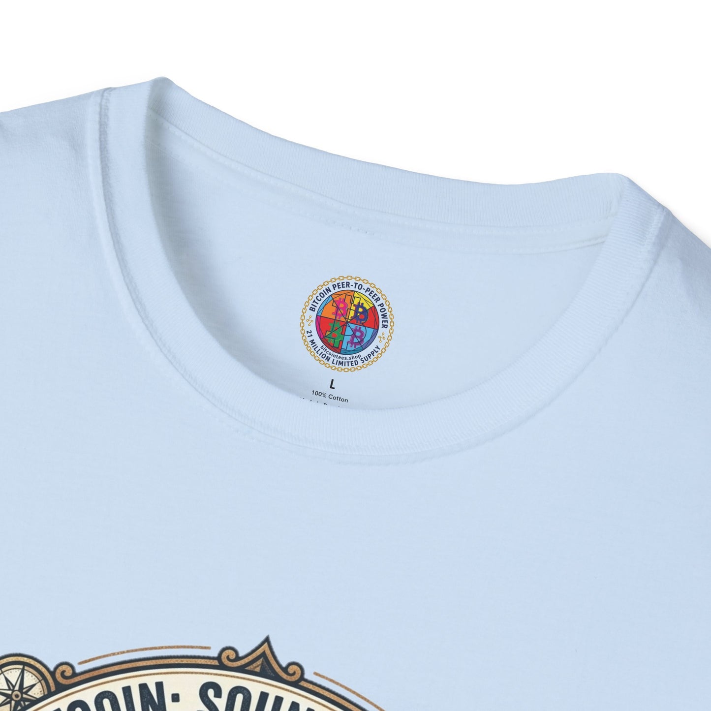 Bitcoin Emblem T-Shirt — "Bitcoin: Sound Money" Vintage Crypto Crest Tee
