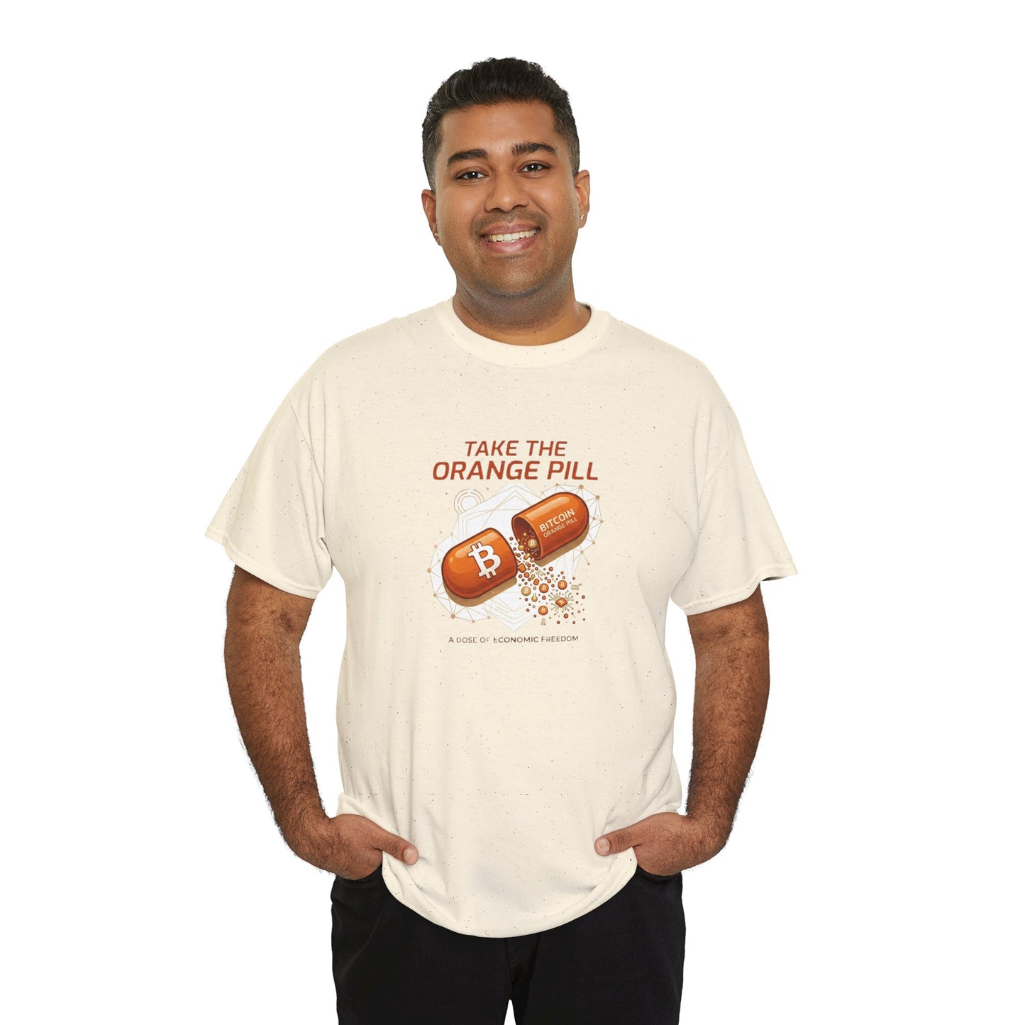 Bitcoin 'Take The Orange Pill' Graphic Tee
