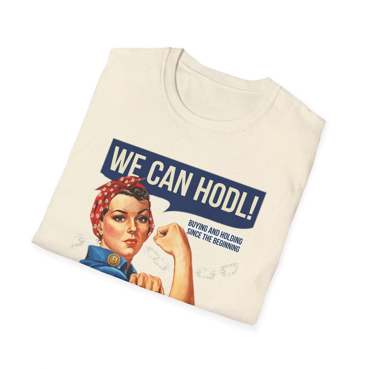 HODL Rosie T-Shirt – We Can HODL! Crypto Investor Retro Tee