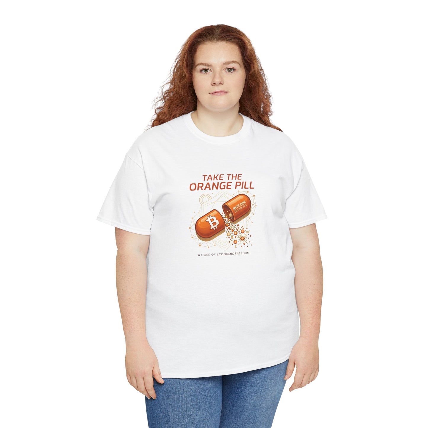 Bitcoin 'Take The Orange Pill' Graphic Tee
